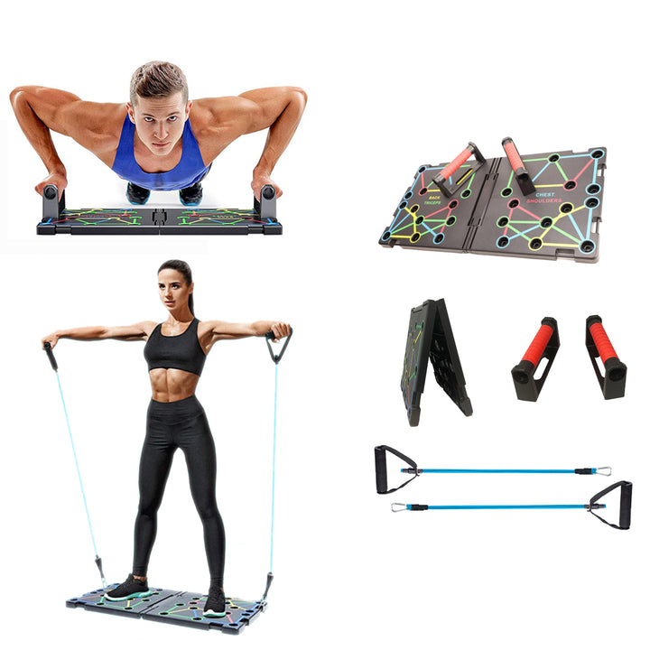 9 in 1 Push Up Rack Board System Fitness