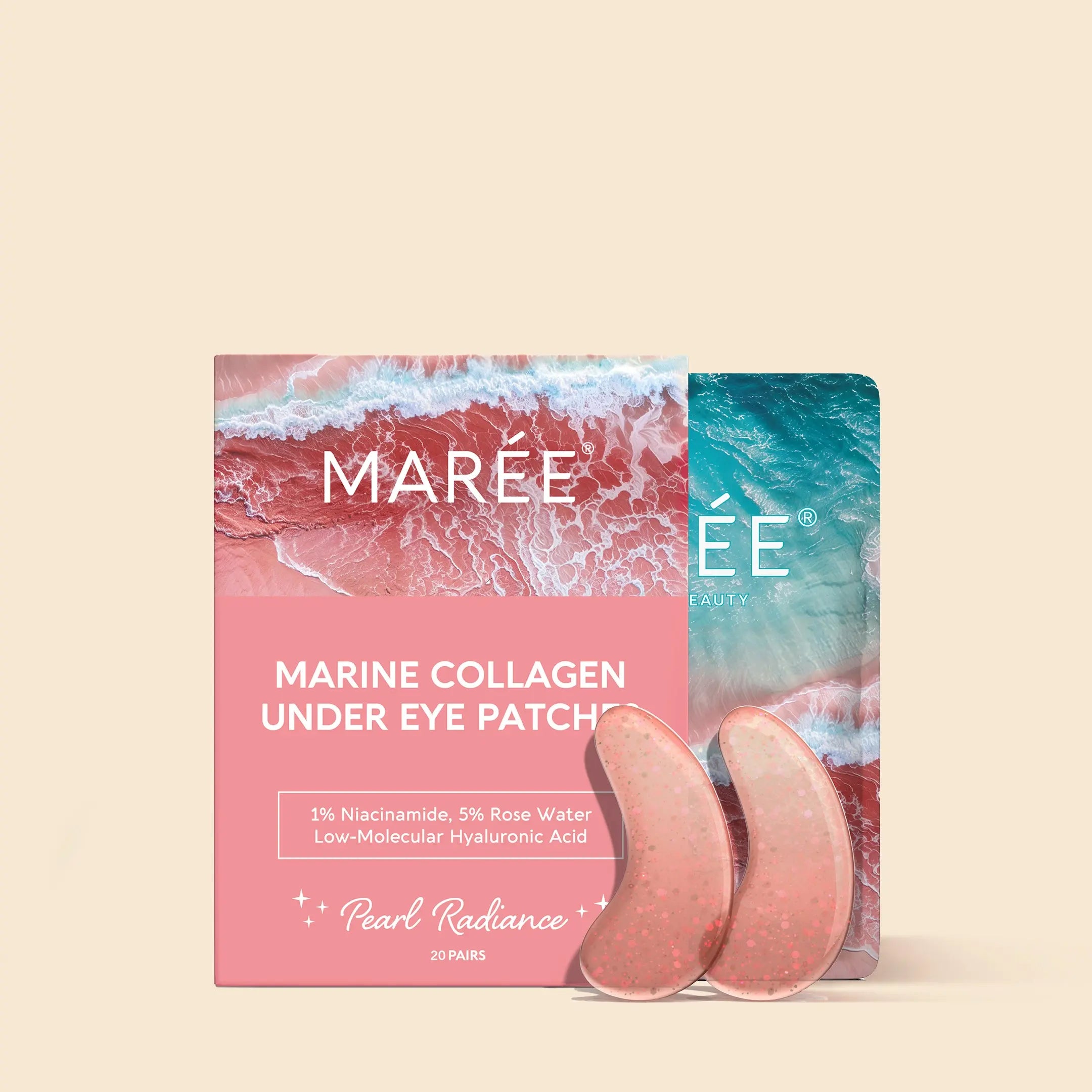 MAREE Pink Eye Patches for Puffy Eyes