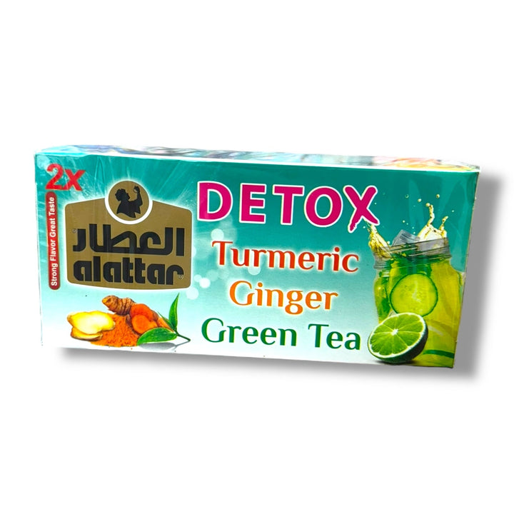 Detox Tea Bags – Turmeric, Ginger & Green Tea