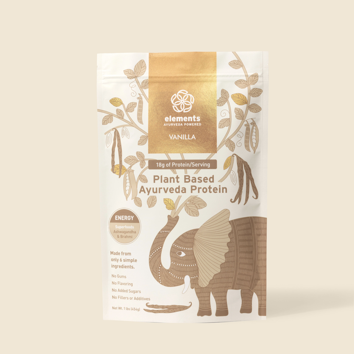 Elements Plant Based Protein Powder: Vanilla (14 Servings)