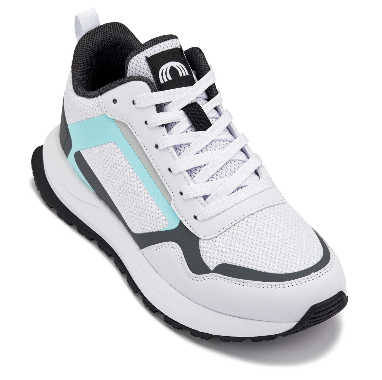 CALTO - Women's Casual Sporty Sneakers (White/Grey)