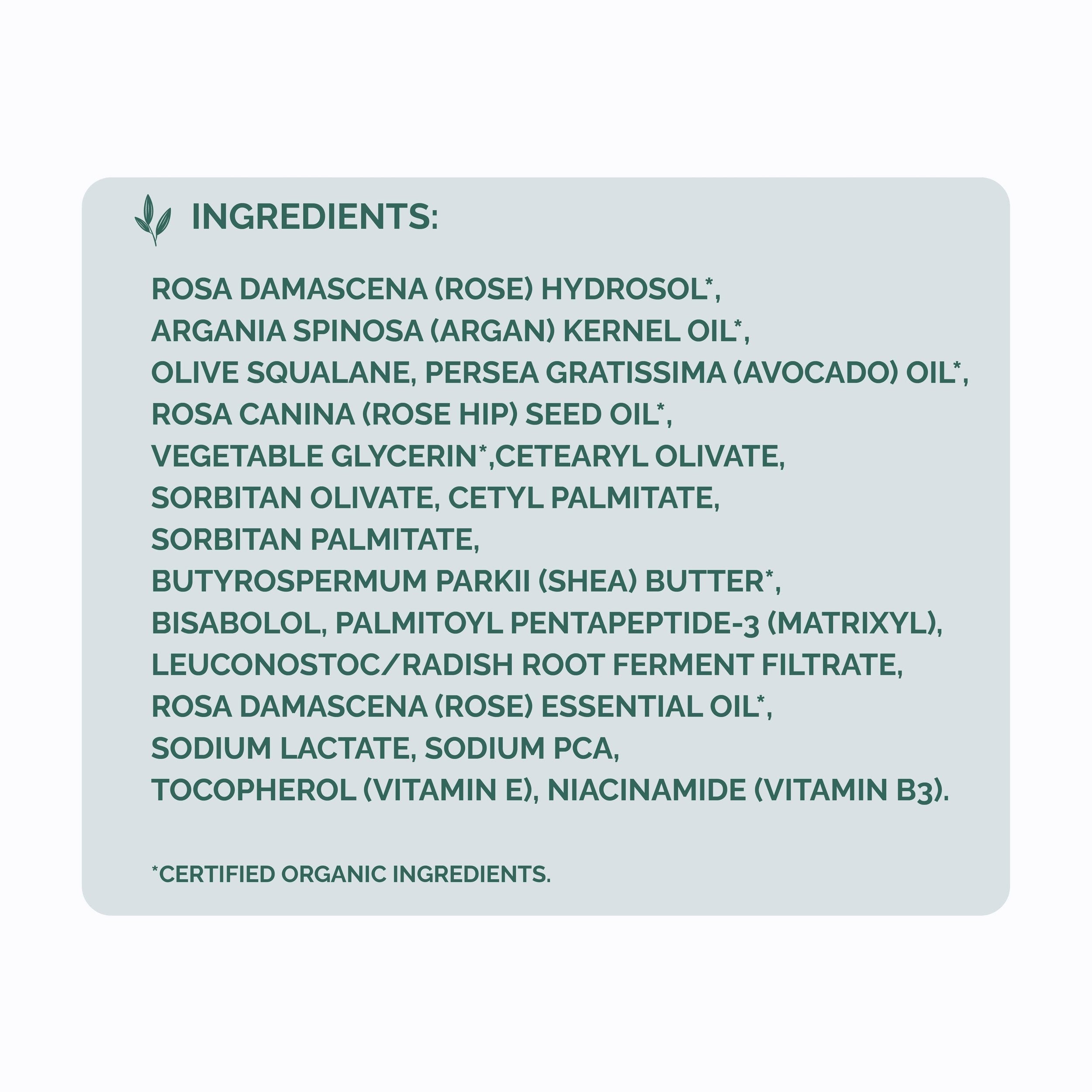 Rose Facial Cream Fine Lines Anti-Aging Peptides