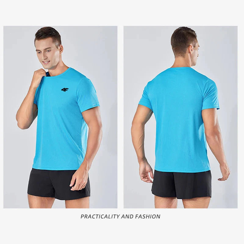 Men's Summer Exercise Training Quick Dry T-shirt