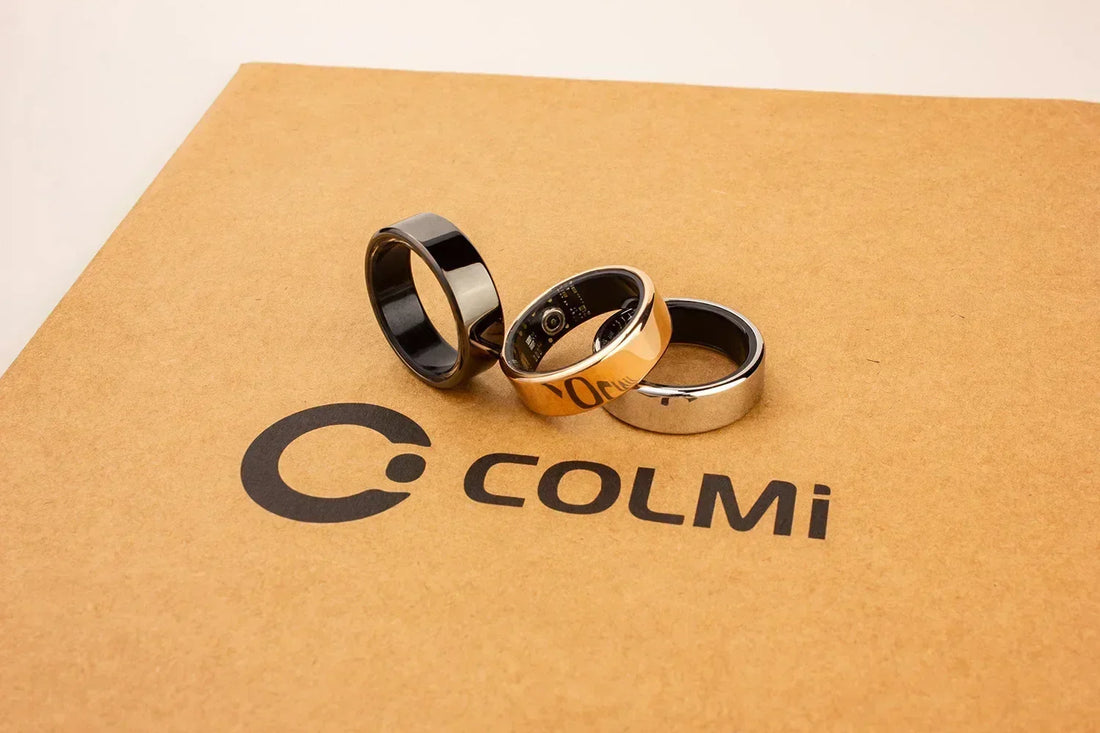 2024 COLMI Men's or Women's Waterproof Smart Ring Fitness Tracker