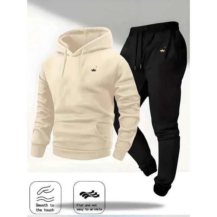Crown Logo Women's Hooded Sportswear Jogging Set