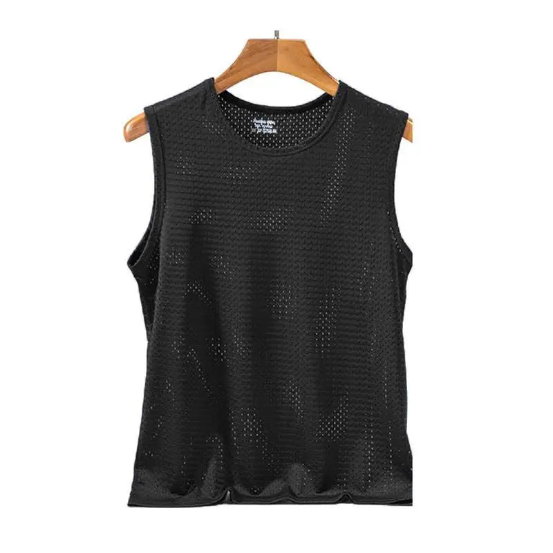Men's Ice Silk Mesh Tank Tops
