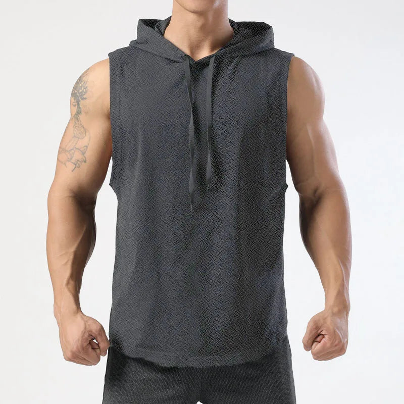 Men's Sleeveless Workout Hoodies