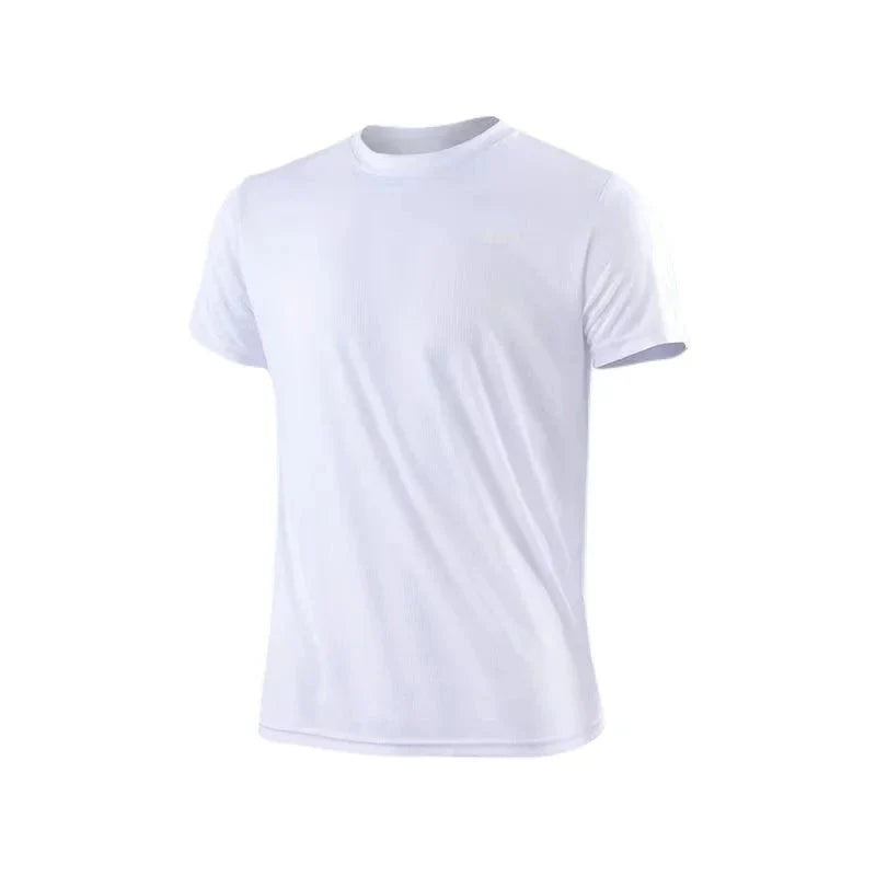Men's Lightweight Quick Dry Short Sleeve Round Neck T-Shirt