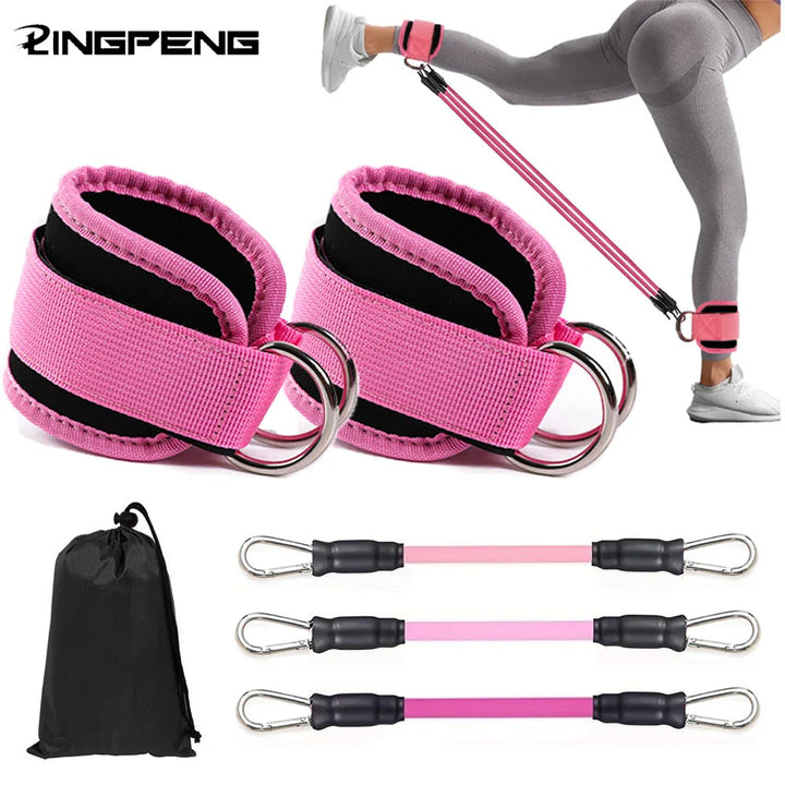 Yoga Ankle Straps Resistance Bands Set