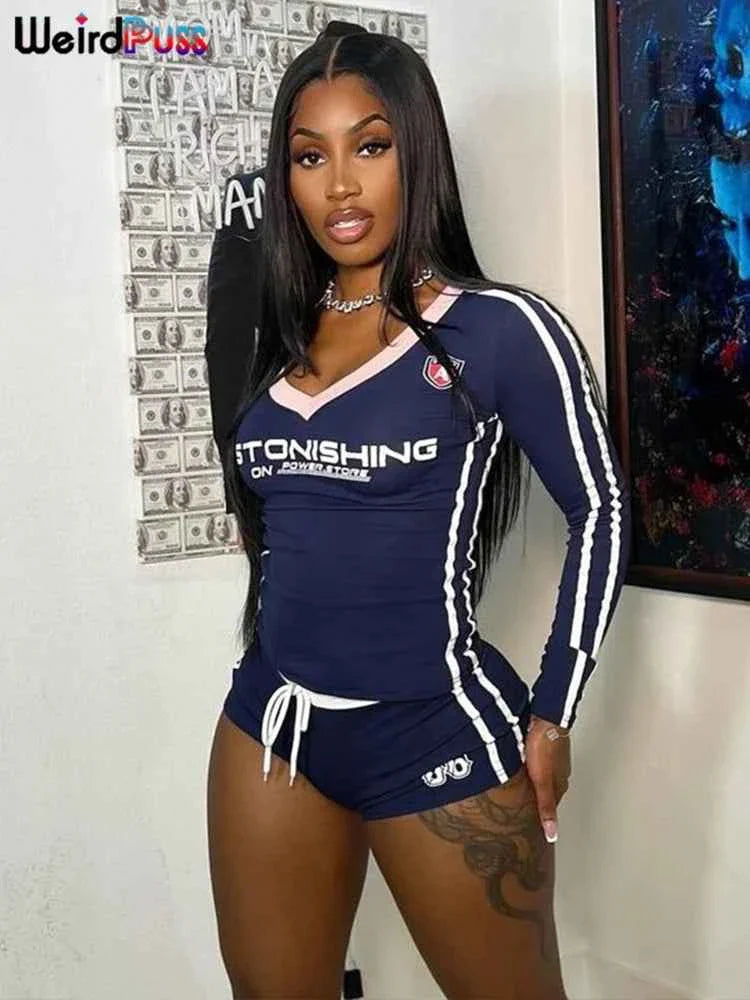 Women's Sporty Tracksuit Set