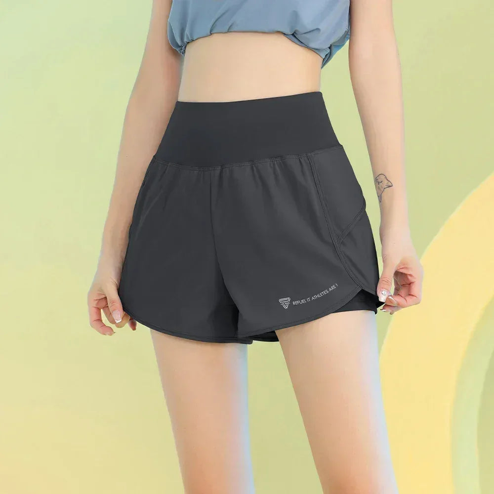 Lightweight Yoga Shorts for Women with Pockets