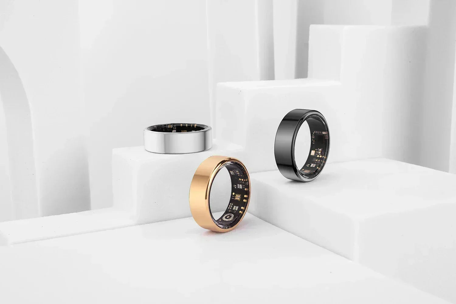 2024 COLMI Men's or Women's Waterproof Smart Ring Fitness Tracker