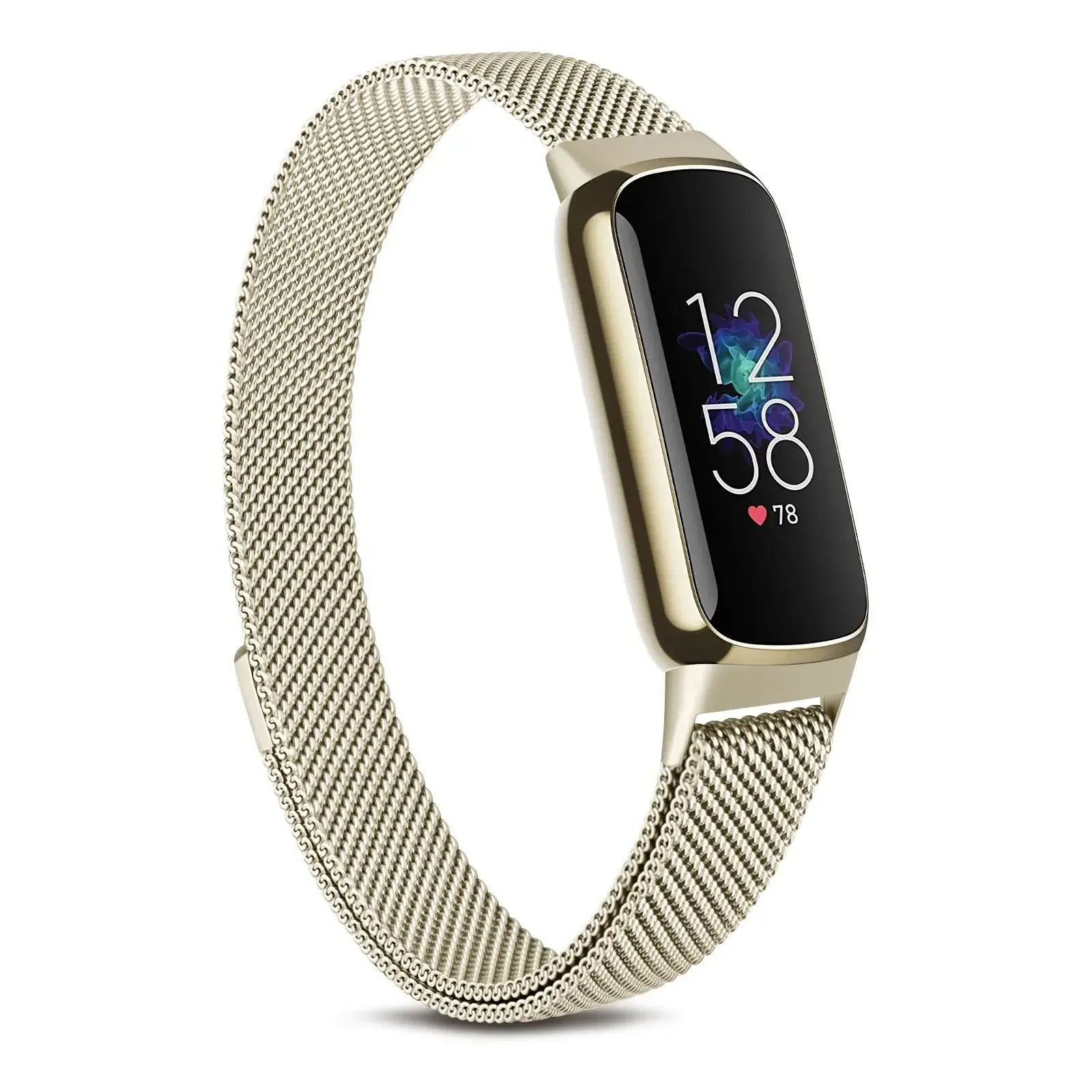 Fitbit Luxe Steel Magnetic Band - Elegant Mesh Design