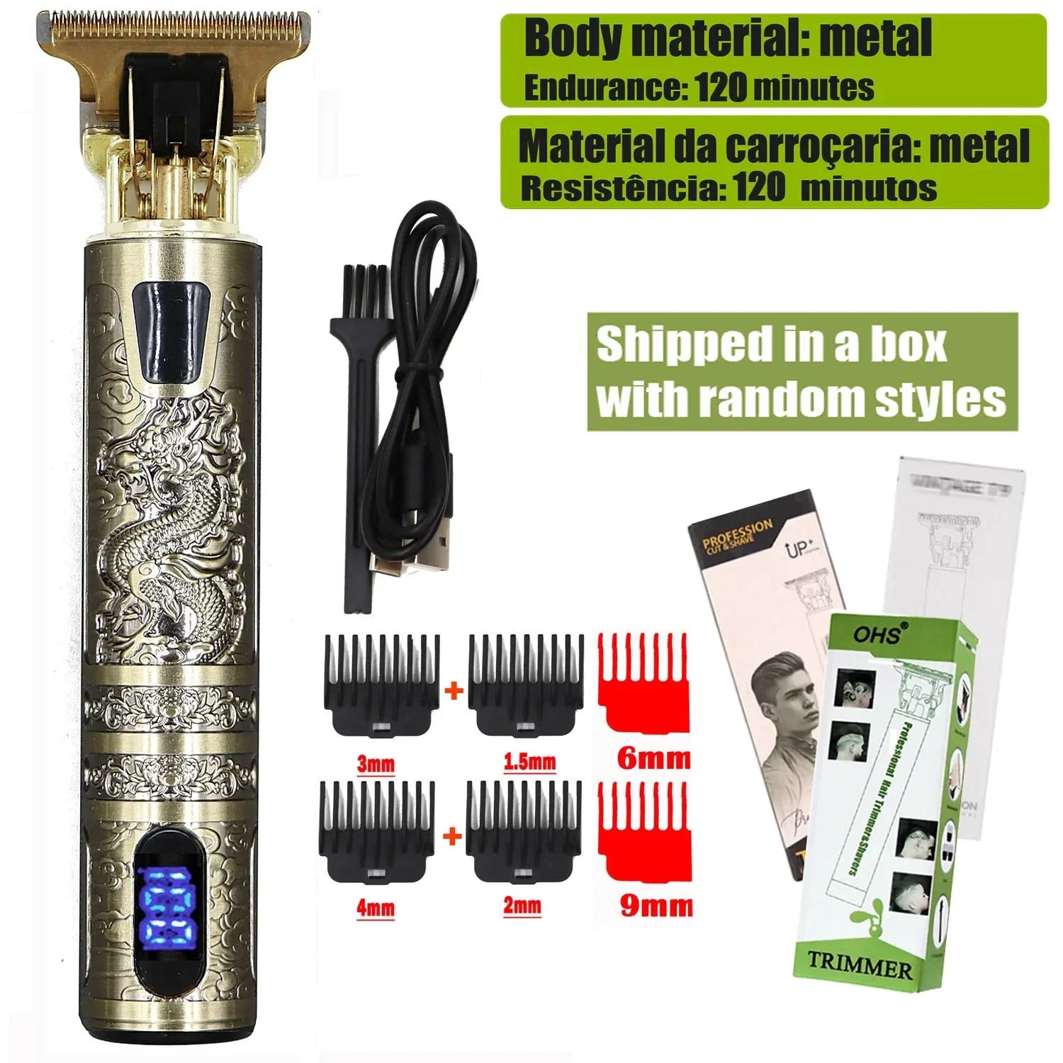 T9 Electric Men's Hair Clippers