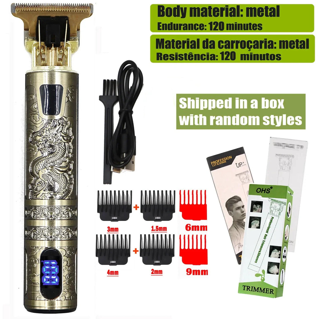 T9 Electric Men's Hair Clippers