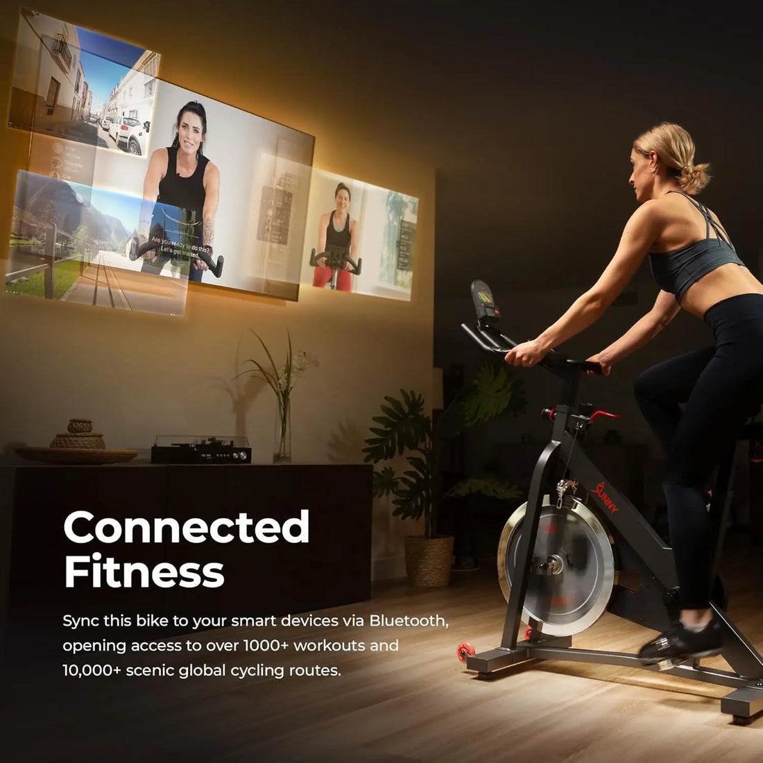 Health & Fitness Pro Cycling Stationary Bike, 40 LB Flywheel & 4-Way Adjustable Seat