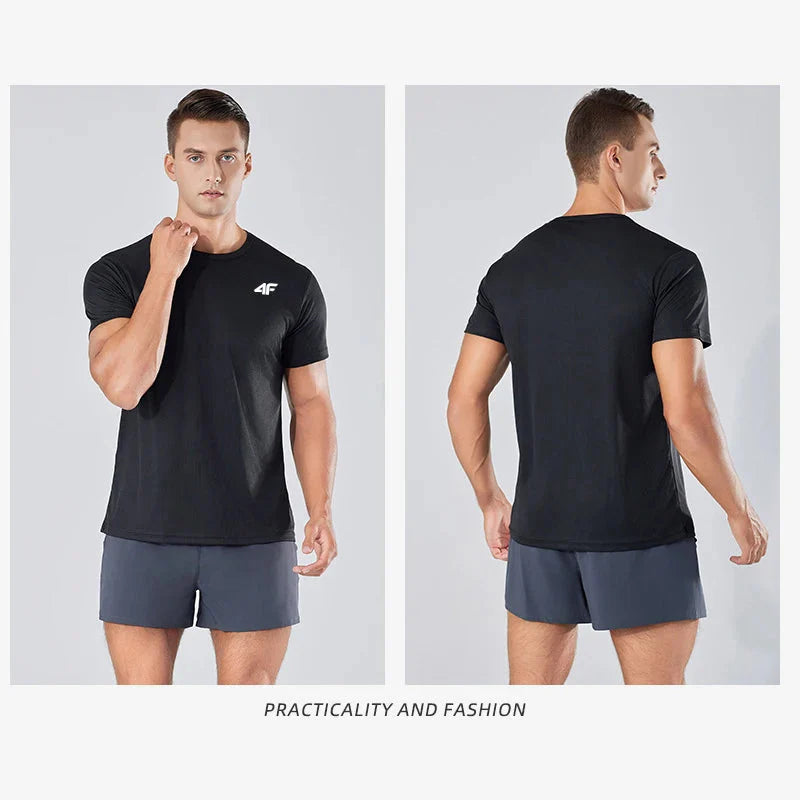 Men's Summer Exercise Training Quick Dry T-shirt