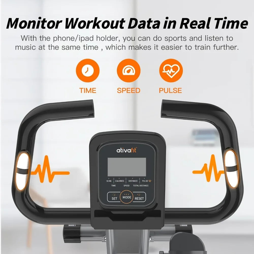 Foldable Fitness Indoor Stationary Exercise Bike
