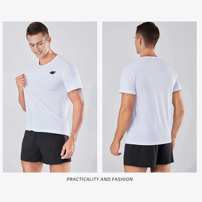 Men's Summer Exercise Training Quick Dry T-shirt