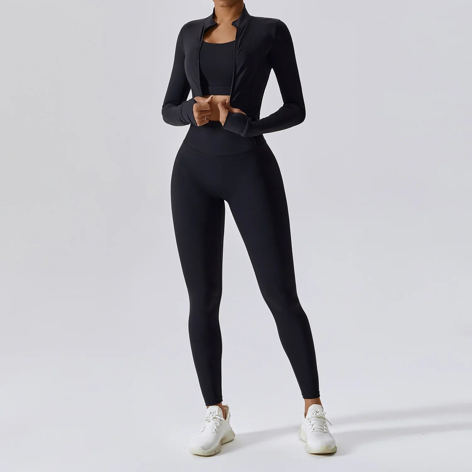 Women's 3 Piece ActiveWear Workout Outfit