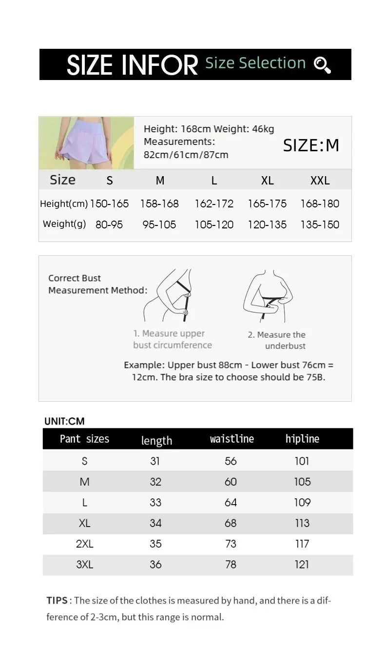 Lightweight Yoga Shorts for Women with Pockets