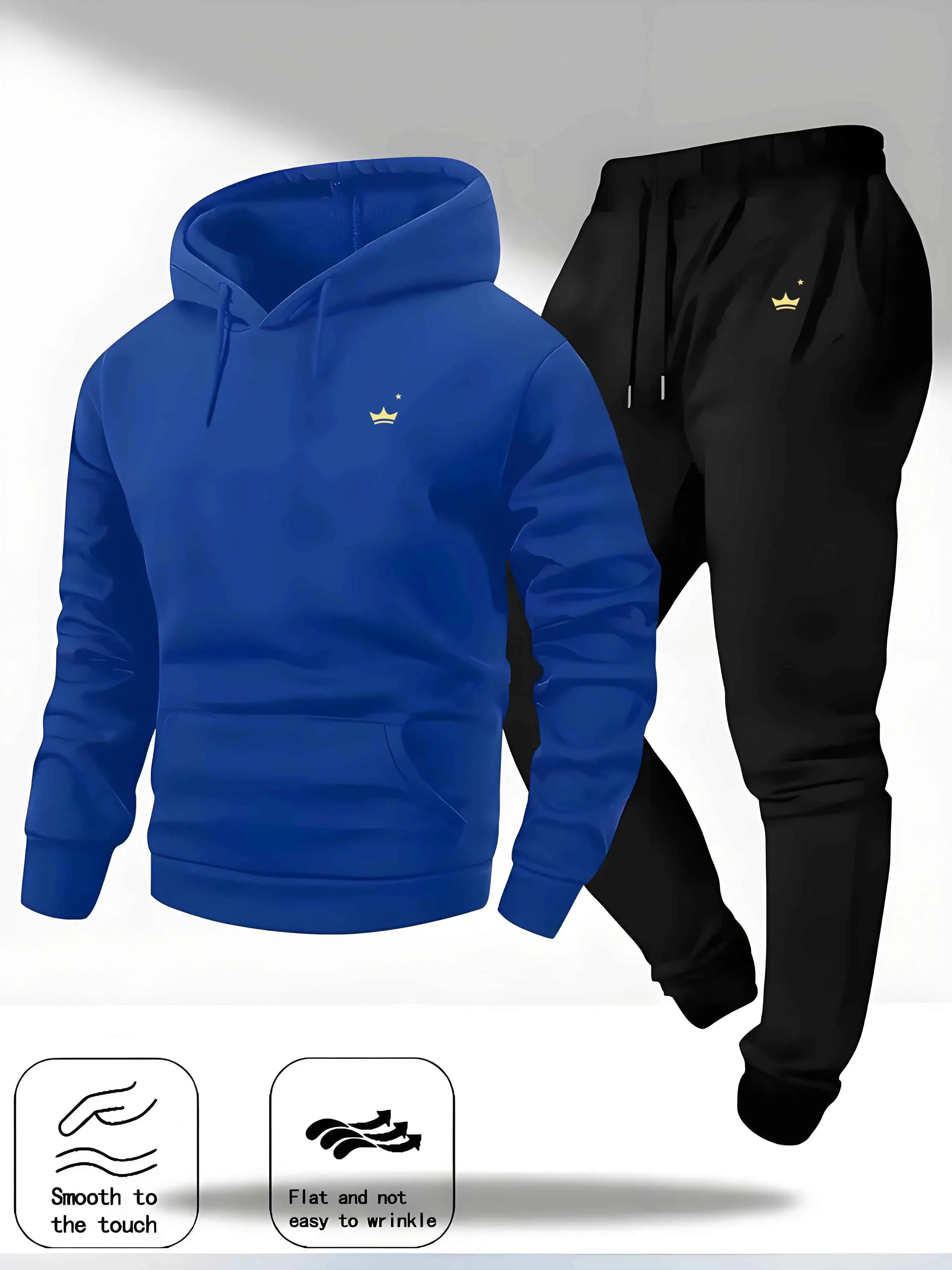 Crown Logo Women's Hooded Sportswear Jogging Set
