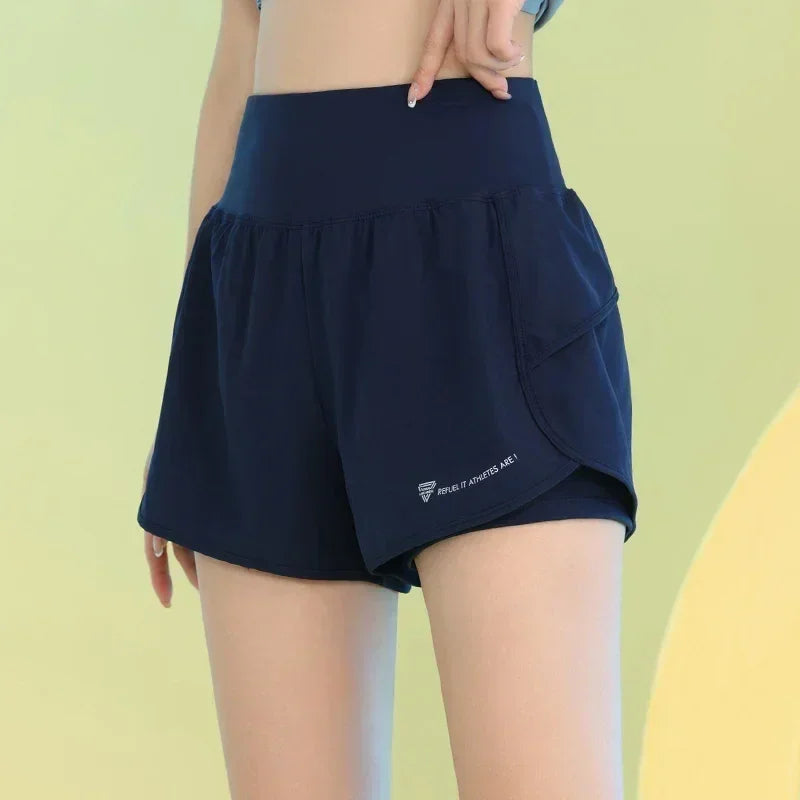 Lightweight Yoga Shorts for Women with Pockets