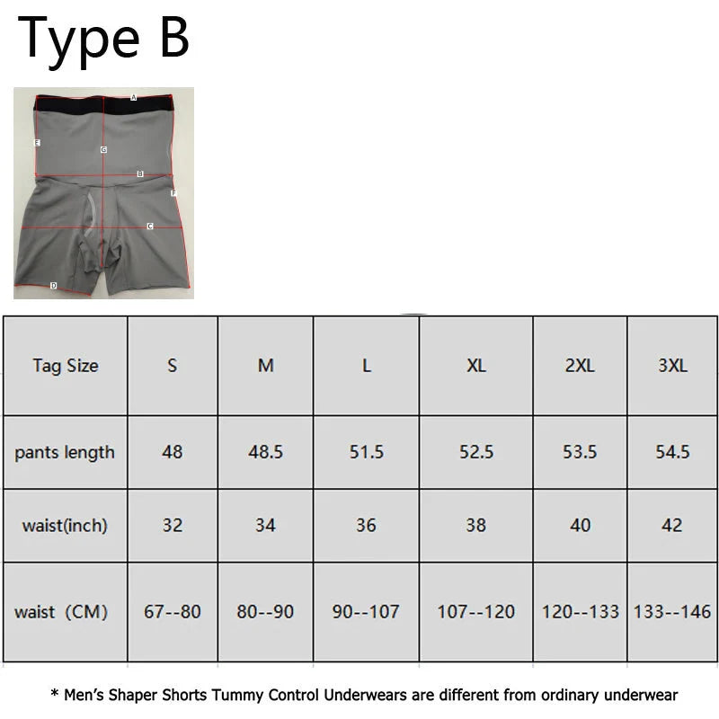 Men's High-Elasticity Comfort Shapewear