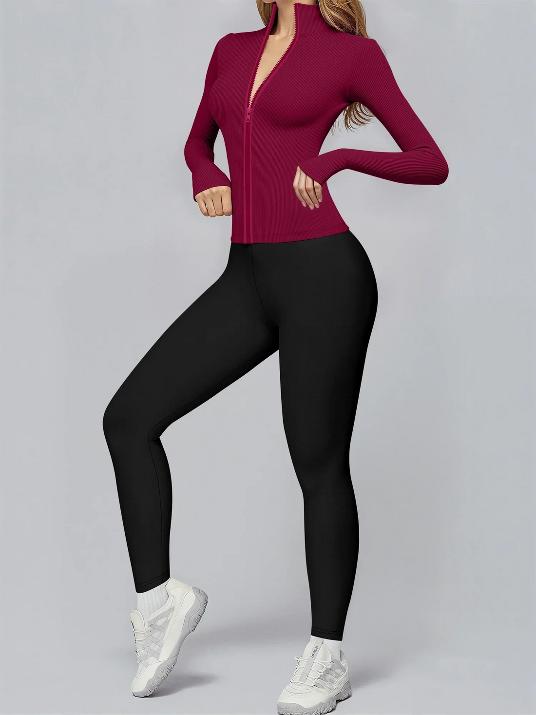 Women's Premium Ribbed Activewear Set