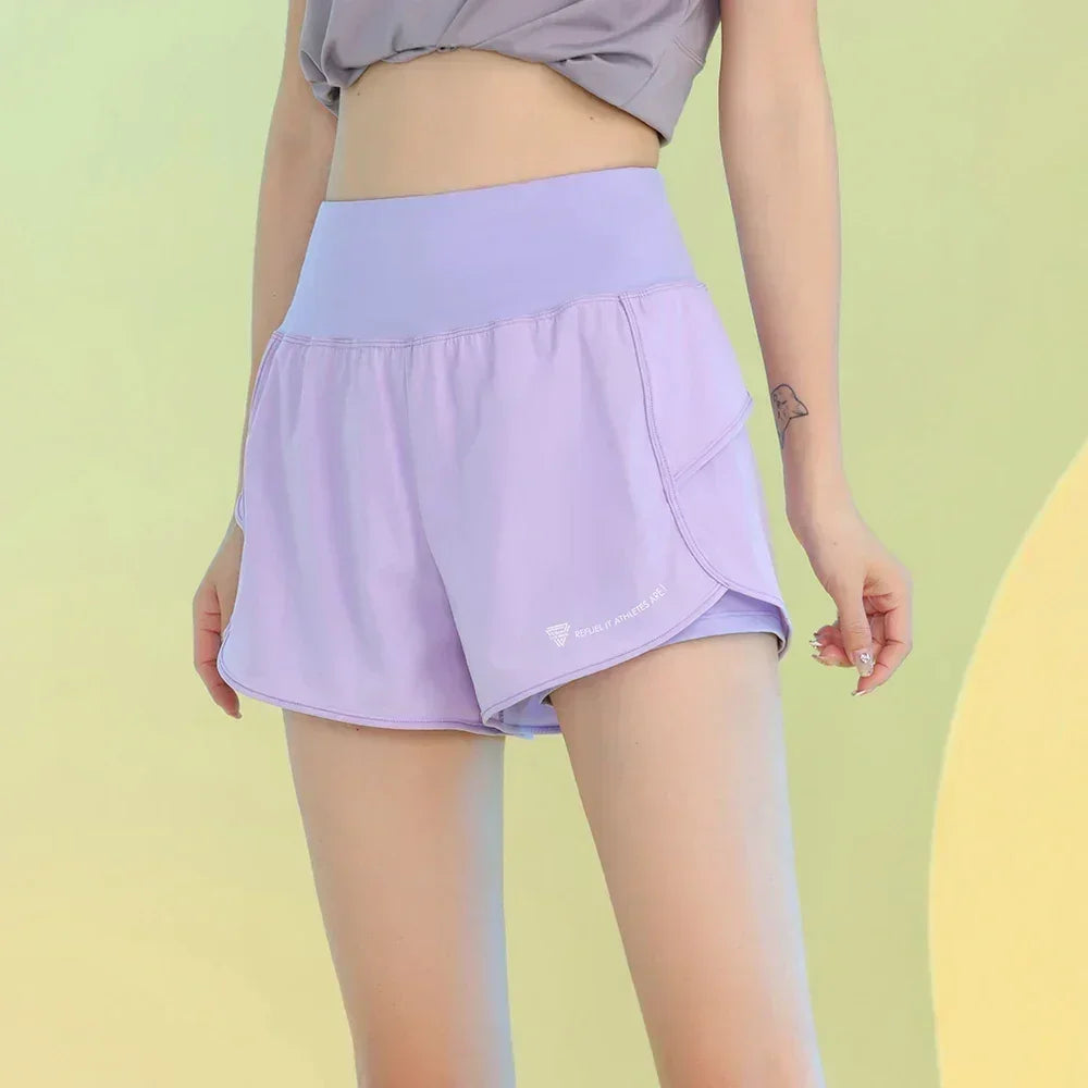 Lightweight Yoga Shorts for Women with Pockets