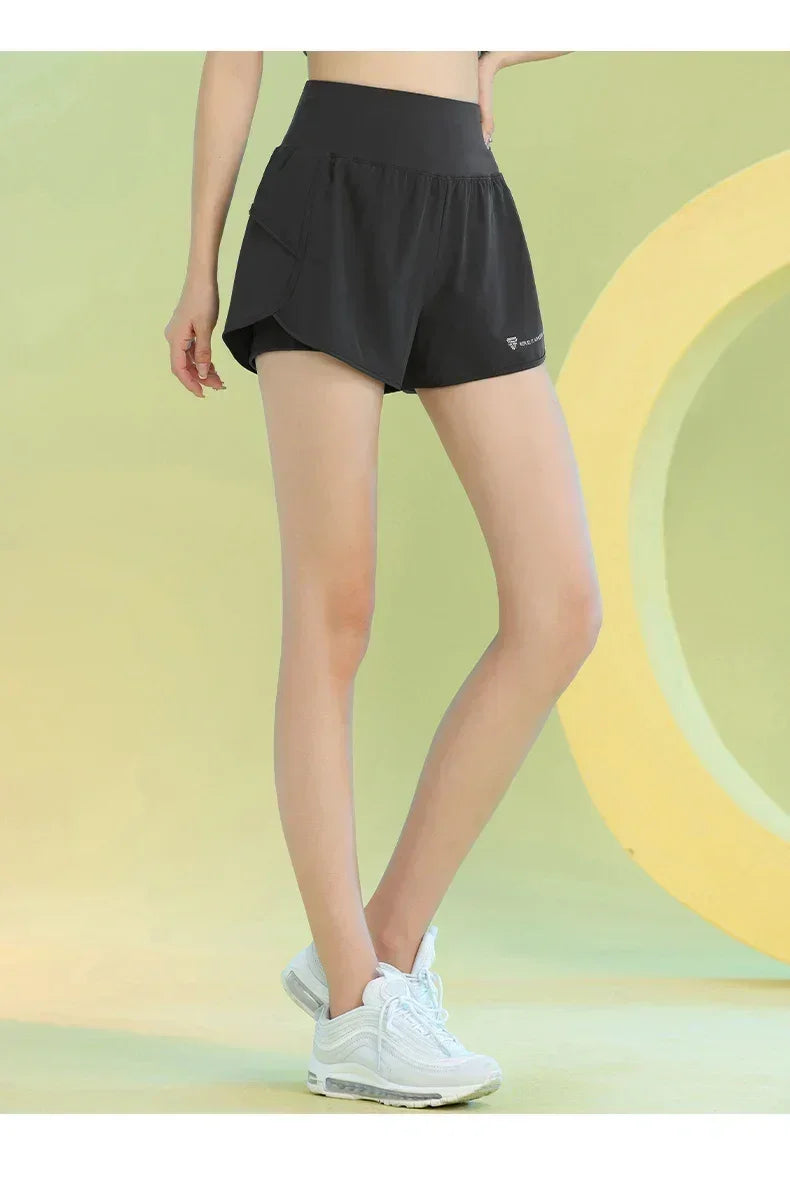 Lightweight Yoga Shorts for Women with Pockets