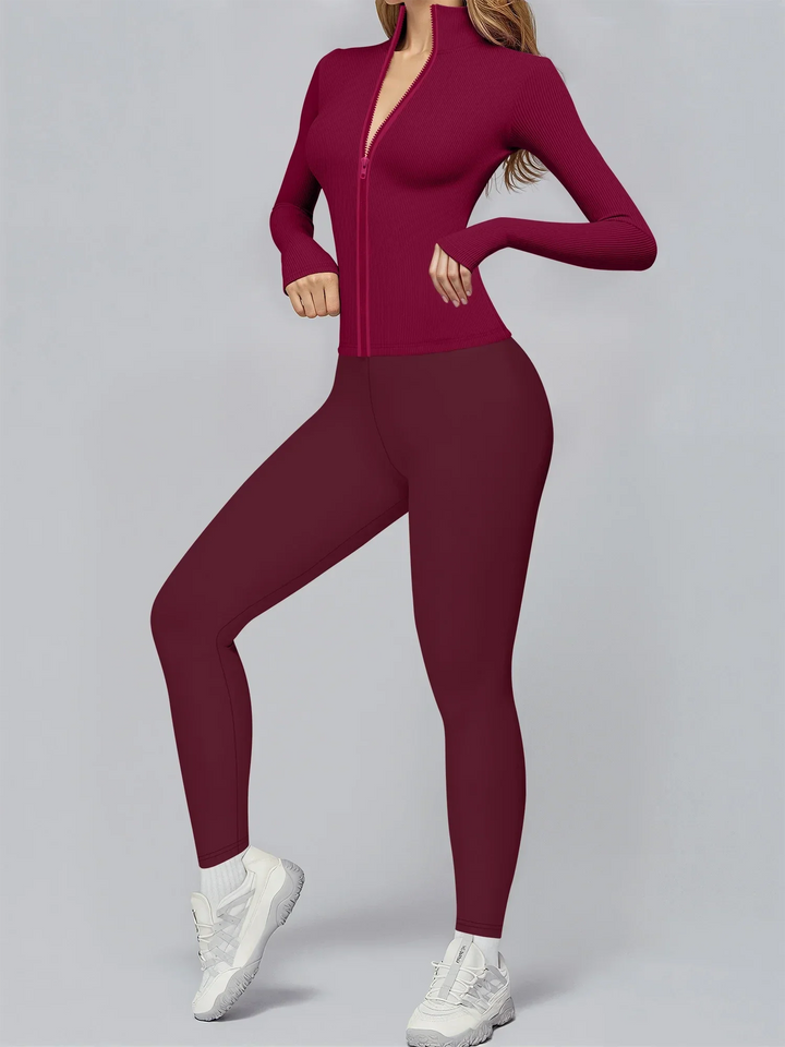 Women's Premium Ribbed Activewear Set