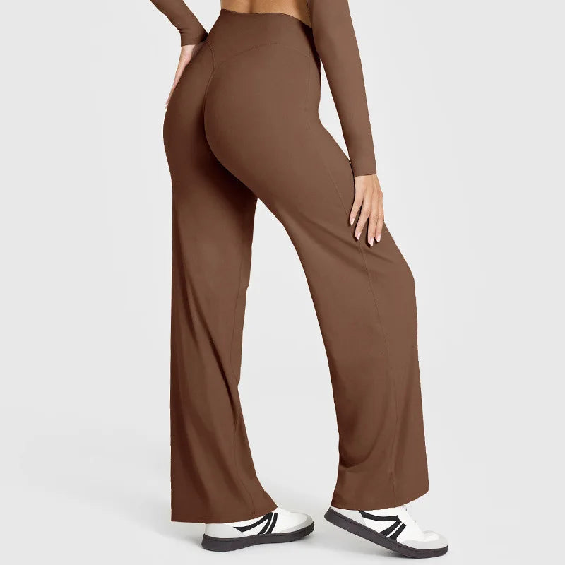 Women's Quick Dry Yoga Wide Leg Pants