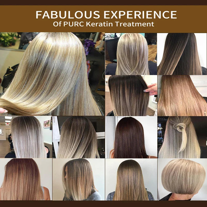 PURC Brazilian Keratin Hair Treatment Care Products