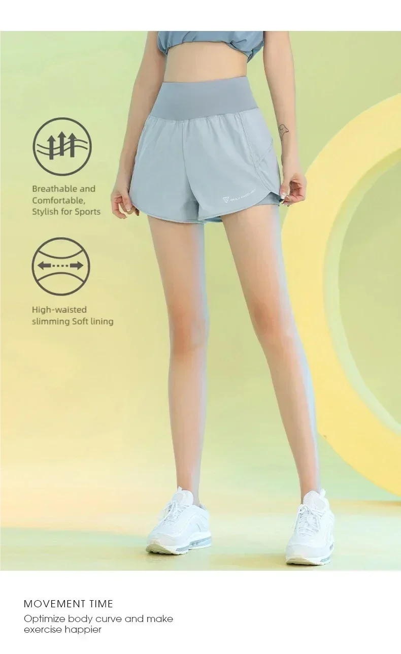 Lightweight Yoga Shorts for Women with Pockets