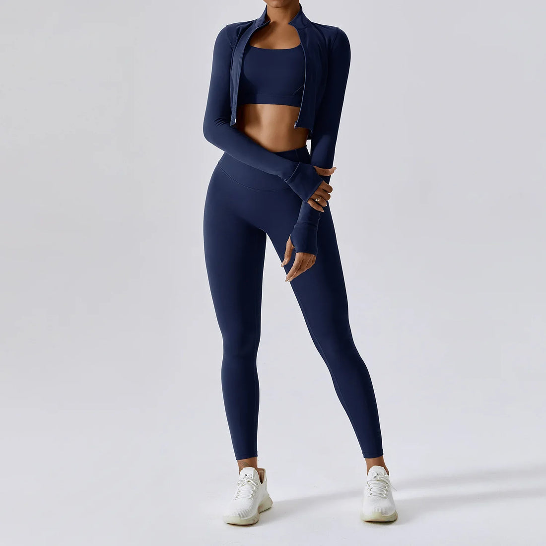 Women's 3 Piece ActiveWear Workout Outfit