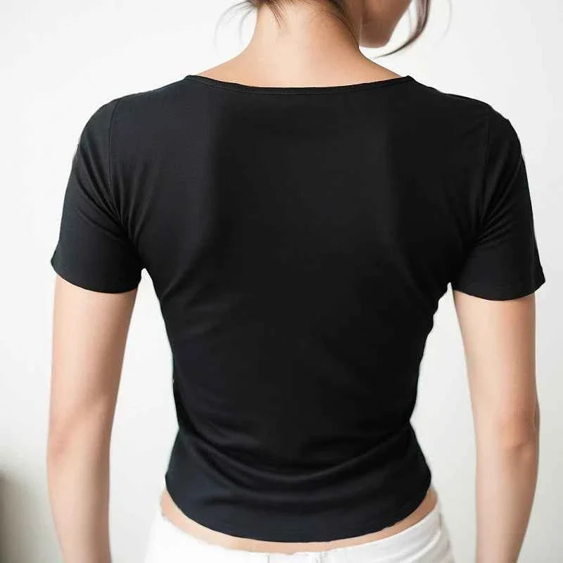VersaFlex Women's Square Tee: Sleek, Stylish Summer Essential
