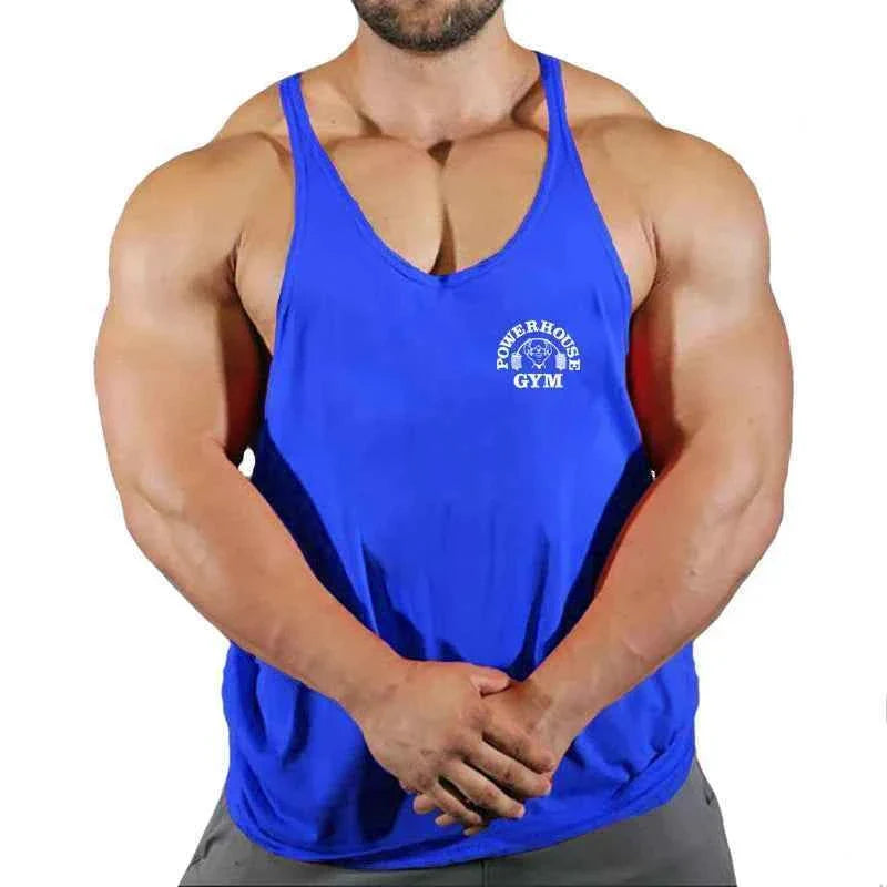 Men's 3D Printed Quick-Dry Sports Tank Top