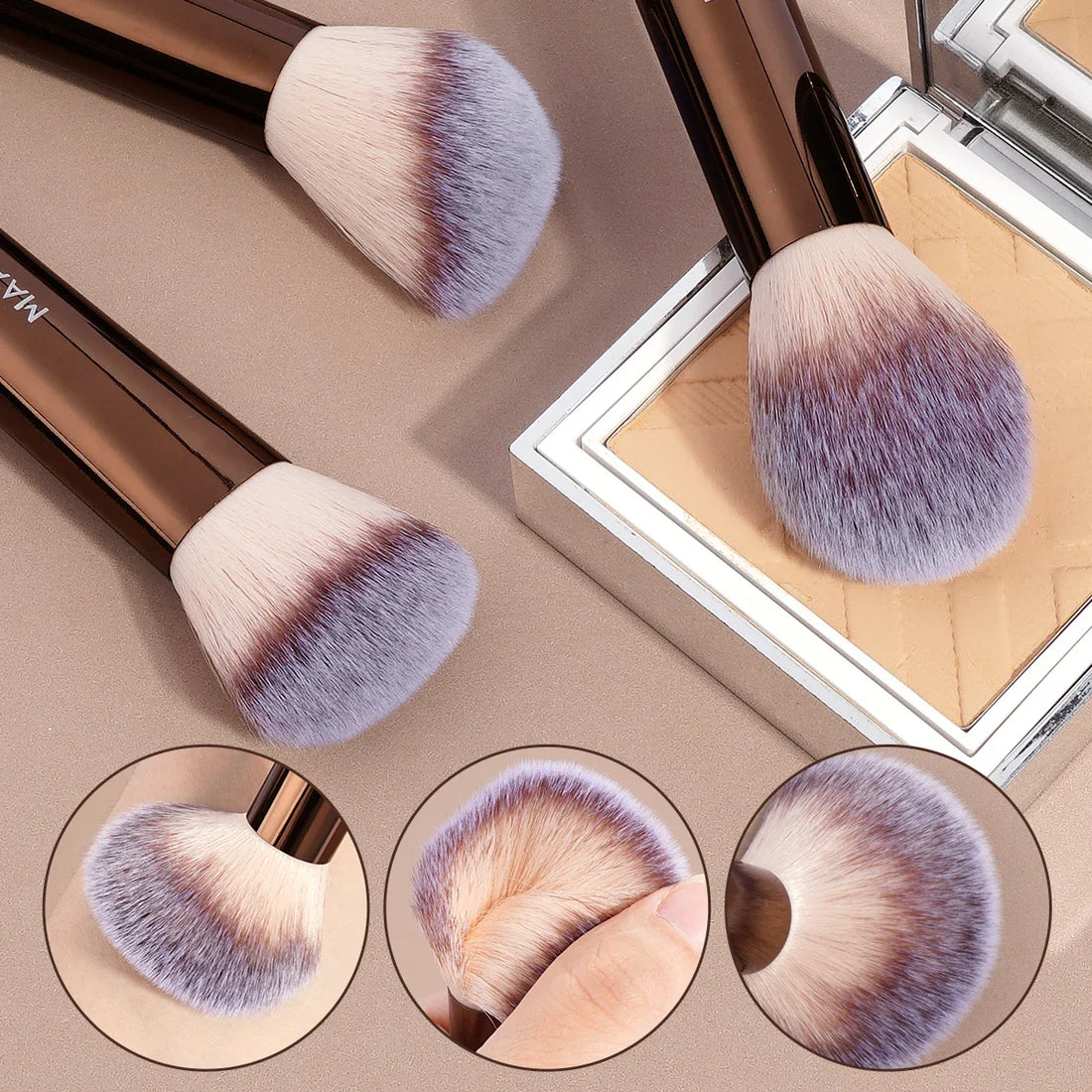 13PCS Makeup Kabuki Blendable Brush Set