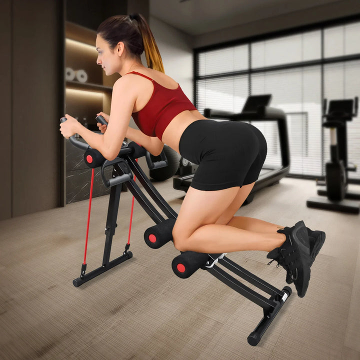 GIKPAL Foldable Ab Machine Ab Workout Equipment for Home Gym