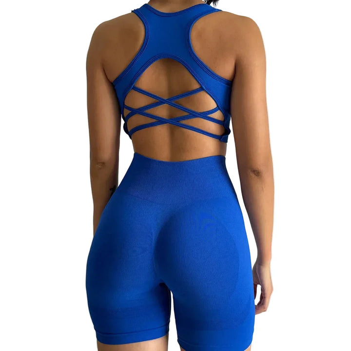 Women’s High-Waist Seamless Workout Set