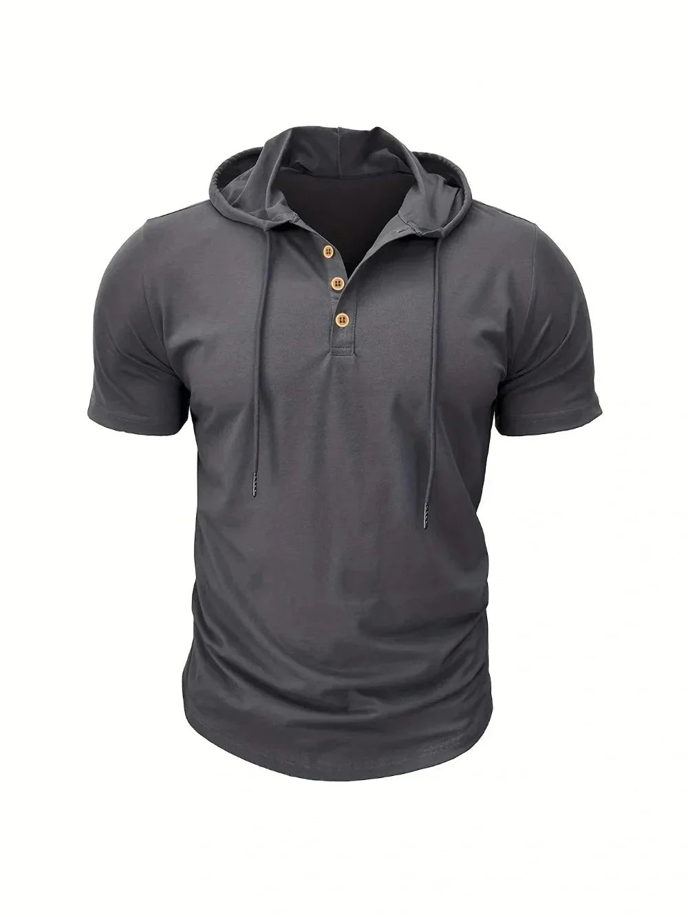 Men's Slim Fit Hooded Breathable T-shirt