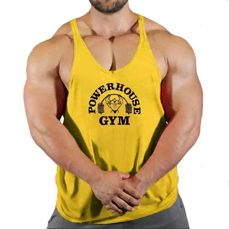 Men's 3D Printed Quick-Dry Sports Tank Top