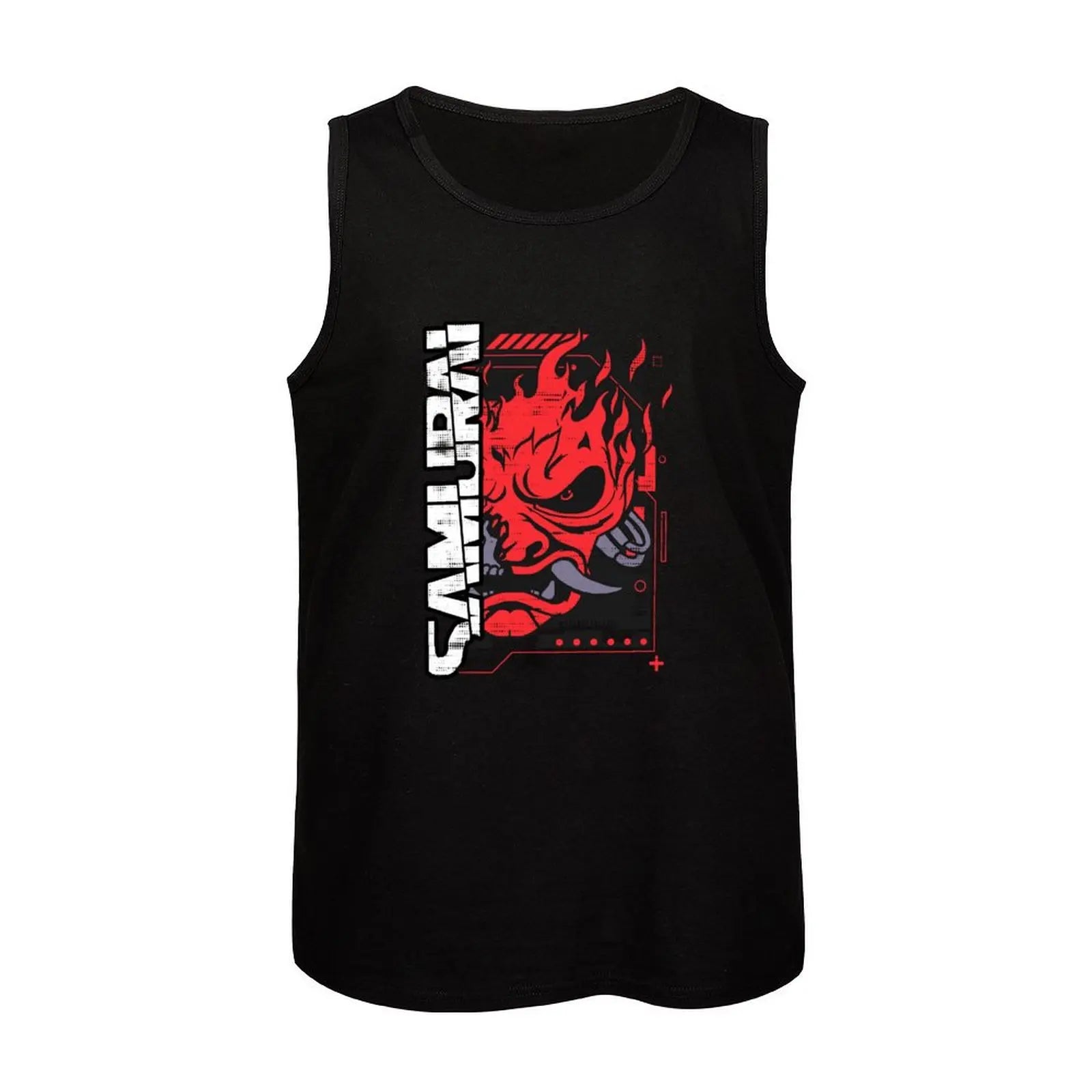 Samurai Rock Band Men's Sleeveless Gym Tank Top