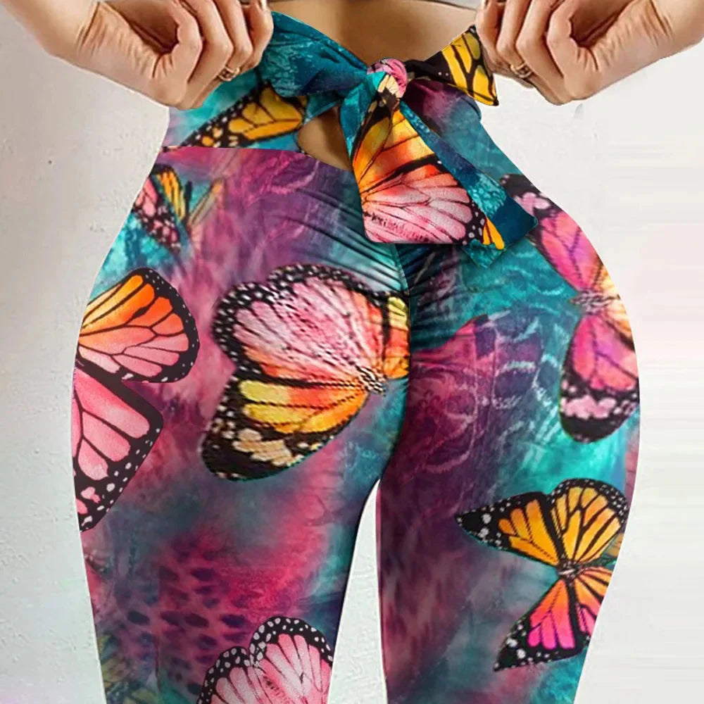 Women's Sexy Fitness Gym High Waist Leggings