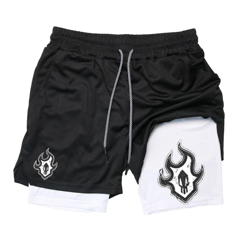 FlexiFit Men's 2-in-1 Performance Running Shorts