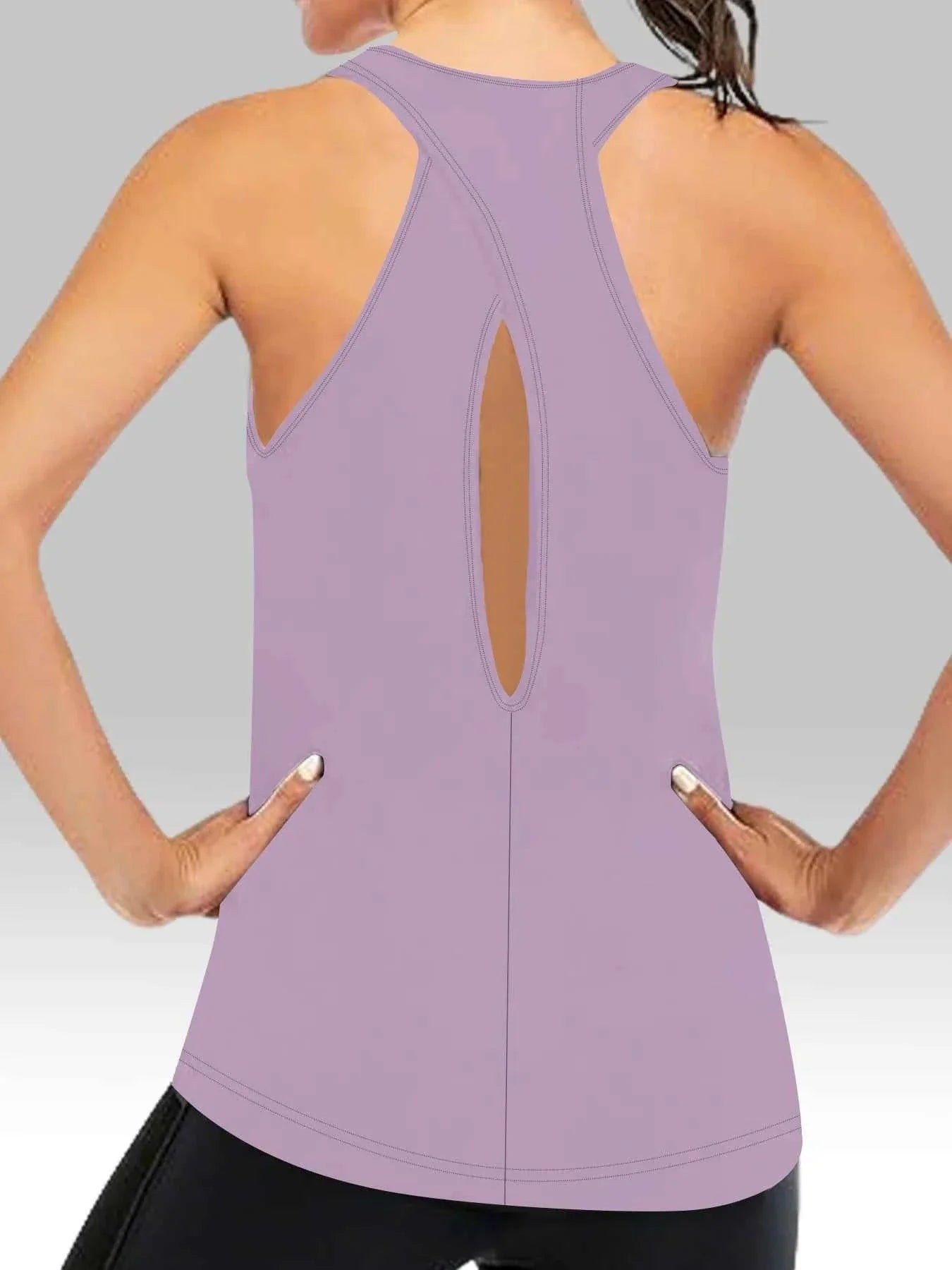 Women's Super Soft Cross Racerback Yoga Tops