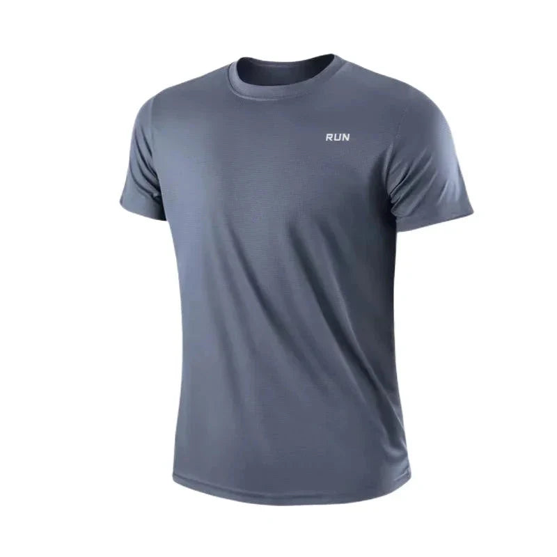 Men's Lightweight Quick Dry Short Sleeve Round Neck T-Shirt