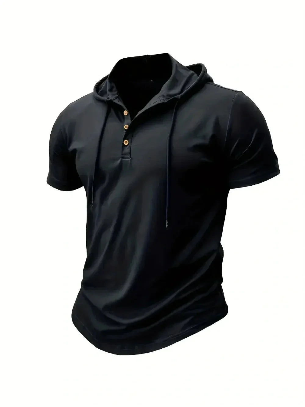 Men's Slim Fit Hooded Breathable T-shirt