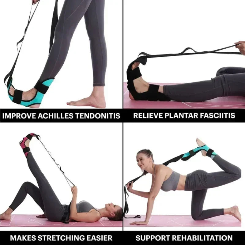 Yoga Leg Flexibility Stretching Rehabilitation Fitness Band/Plantar Fasciitis Foot Care